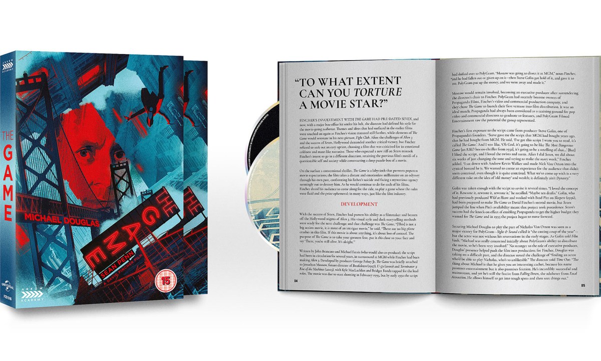 The Game. Limited Edition Blu-ray from Arrow Academy&nbsp;(UK)