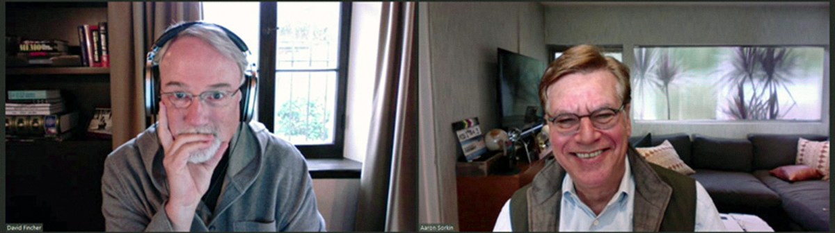 Director Aaron Sorkin discusses The Trial of the Chicago 7 with David&nbsp;Fincher