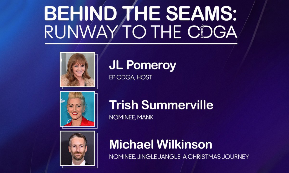 Behind the Seams: CDGA Nominees Trish Summerville and Michael&nbsp;Wilkinson