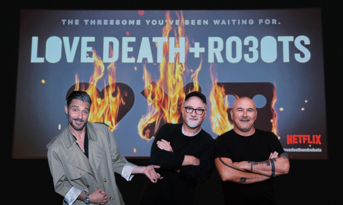 clubhouse: Watch Love, Death & Robots Vol. 3 with directors David Fincher, Tim Miller, and Alberto&nbsp;Mielgo