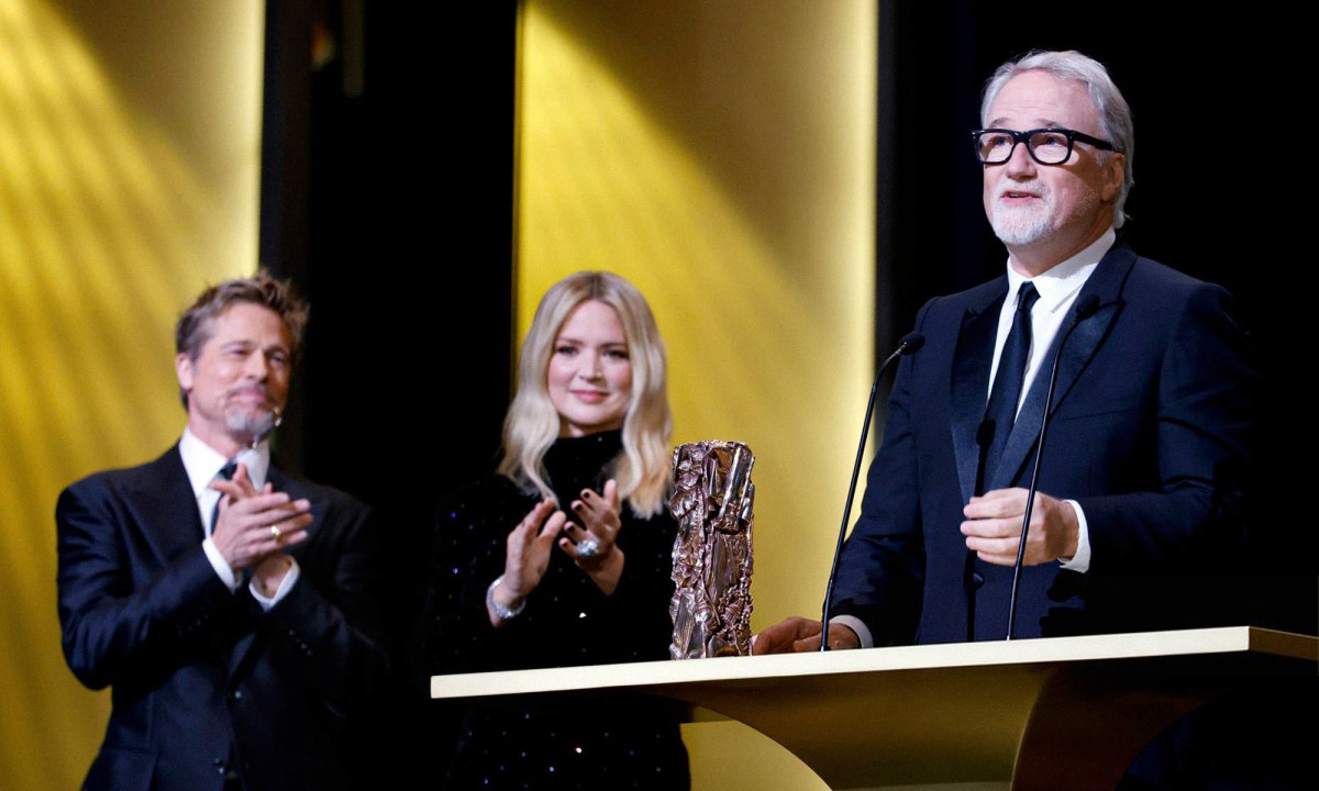 David Fincher received the Honorary César Award from the French Academy of Film Arts and&nbsp;Sciences